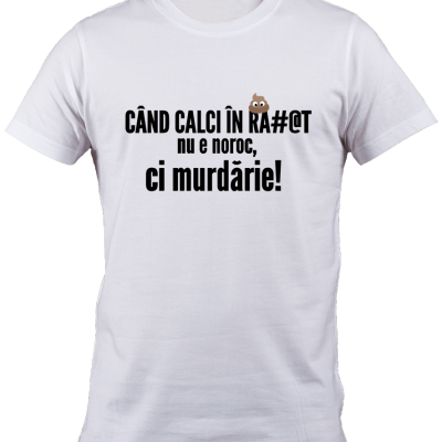 Tricou cu design murdar