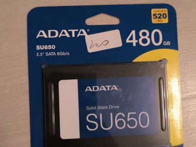 Solid State Drive (SSD) ADATA Ultimate SU650 480GB 2.5 Inch SATA III 3D NAND Sigilat