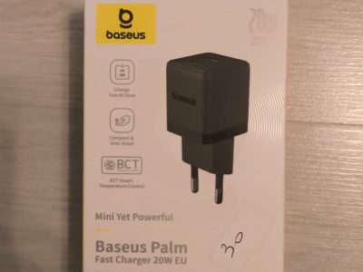 Incarcator de Priza Baseus Palm Fast Charger 20W EU Dual Port BCT Temperature Control Sigilat