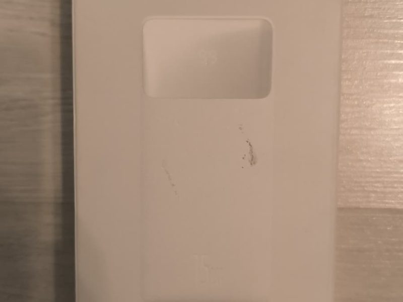 Baterie Externa Power Bank Baseus Bipow Digital Display 20000mAh 15W White Sigilata
