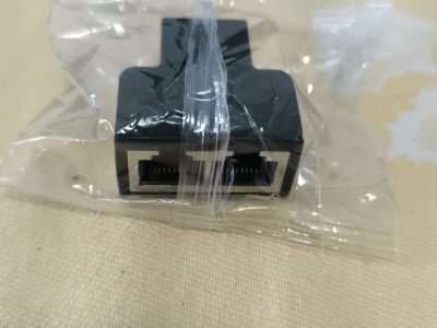 Adaptor Splitter Retea RJ45 Ecranat 1 la 2 Porturi Ethernet UTP / FTP Sigilat