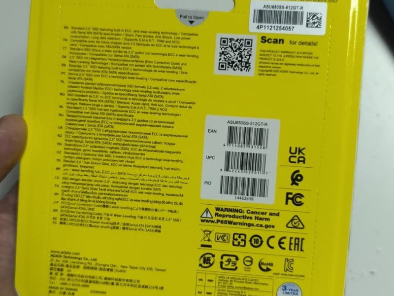 Solid State Drive (SSD) ADATA Ultimate SU650 512GB 2.5" SATA III 520MB/s Sigilat